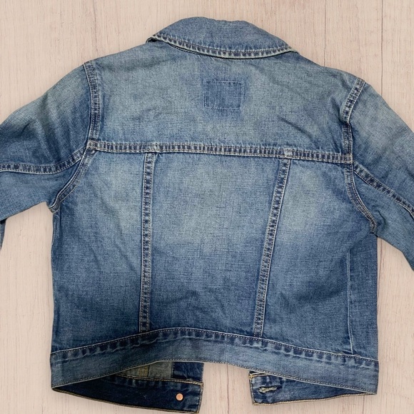 Women’s cropped denim jean jacket Old Navy XS blue - Picture 6 of 15